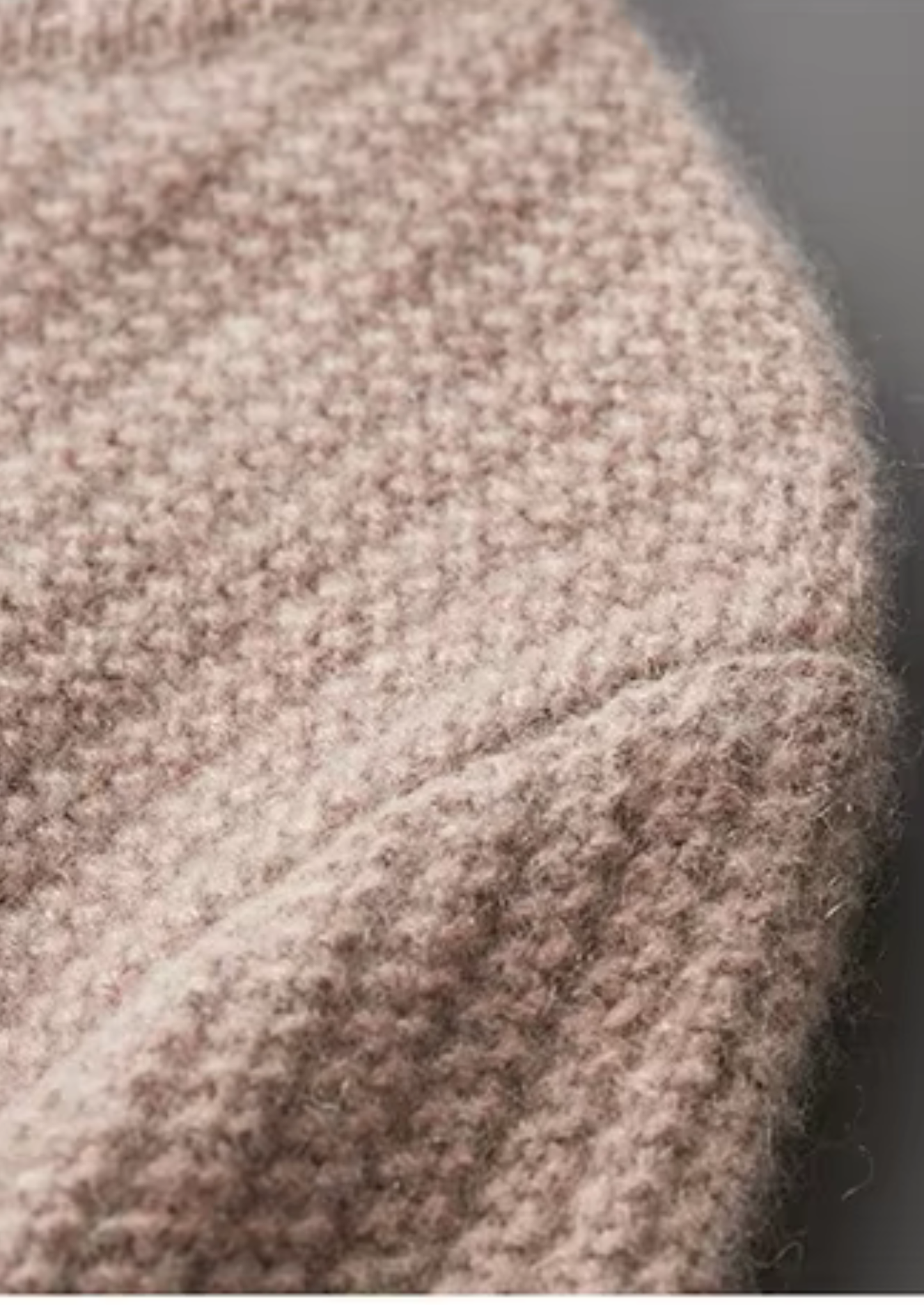 Pure Cashmere Beige Heavyweight Crewneck | Solmar