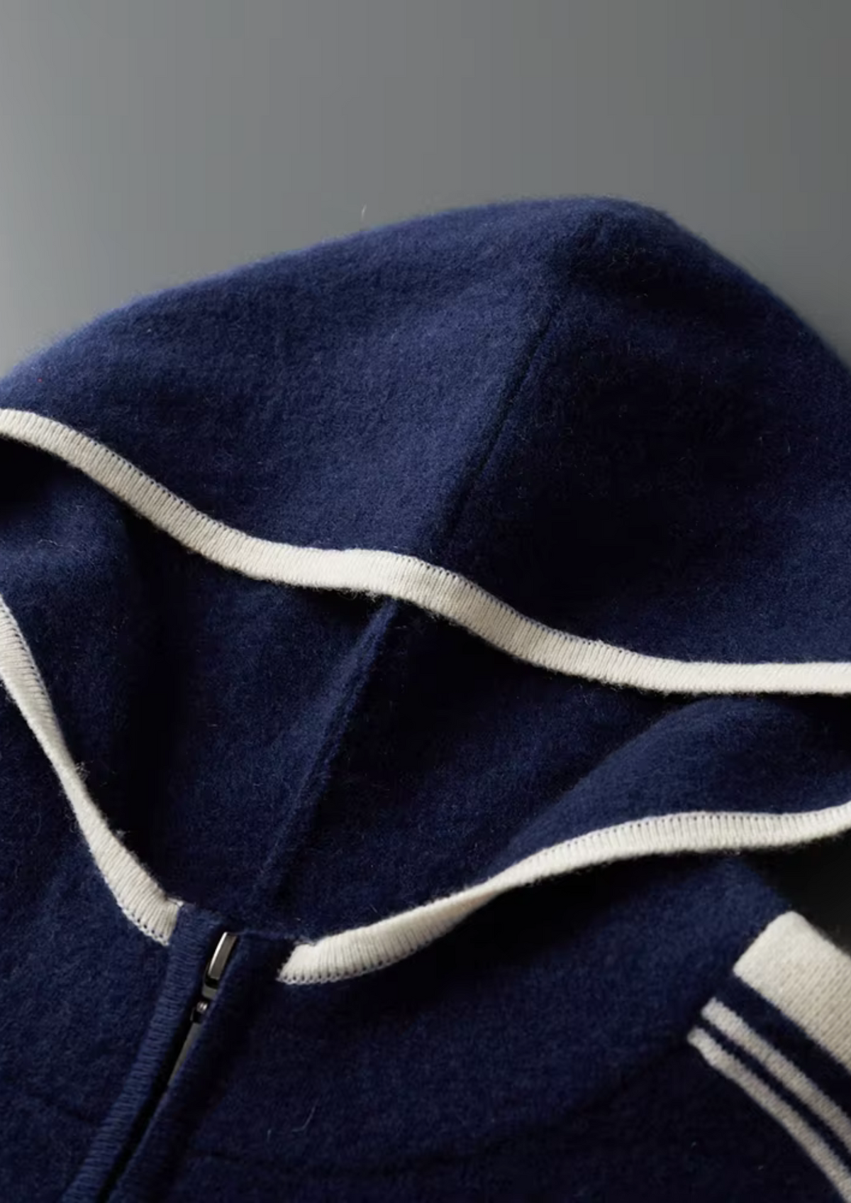 Pure Extra-Fine Merino Wool Navy Blue Damien Set | Solmar