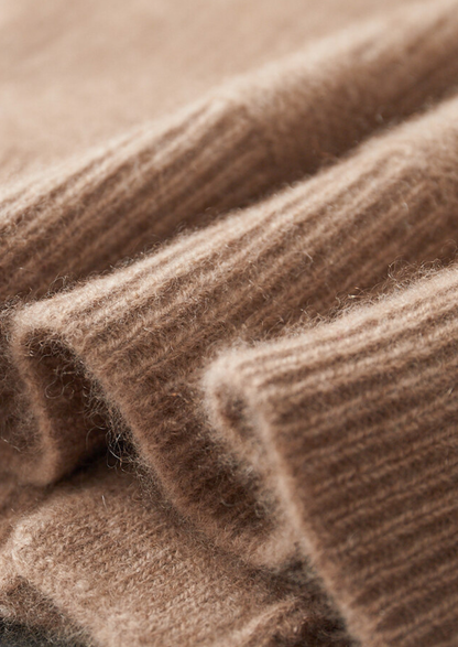 Pure Cashmere Beige Button Overshirt | Solmar