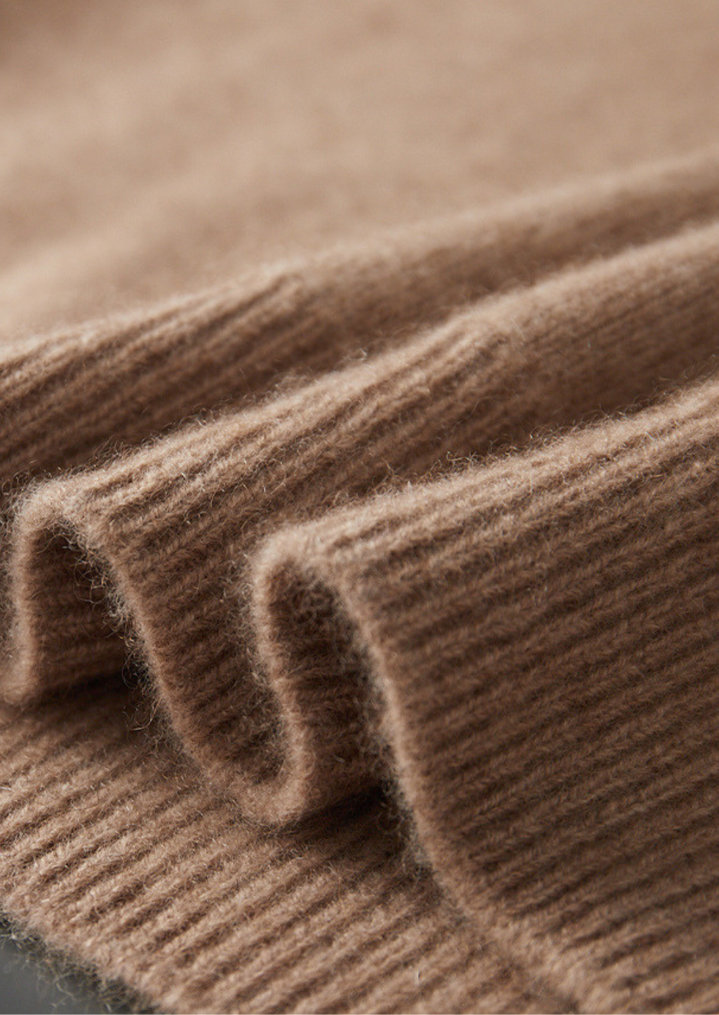 Pure Cashmere Beige Button Sweater | Solmar