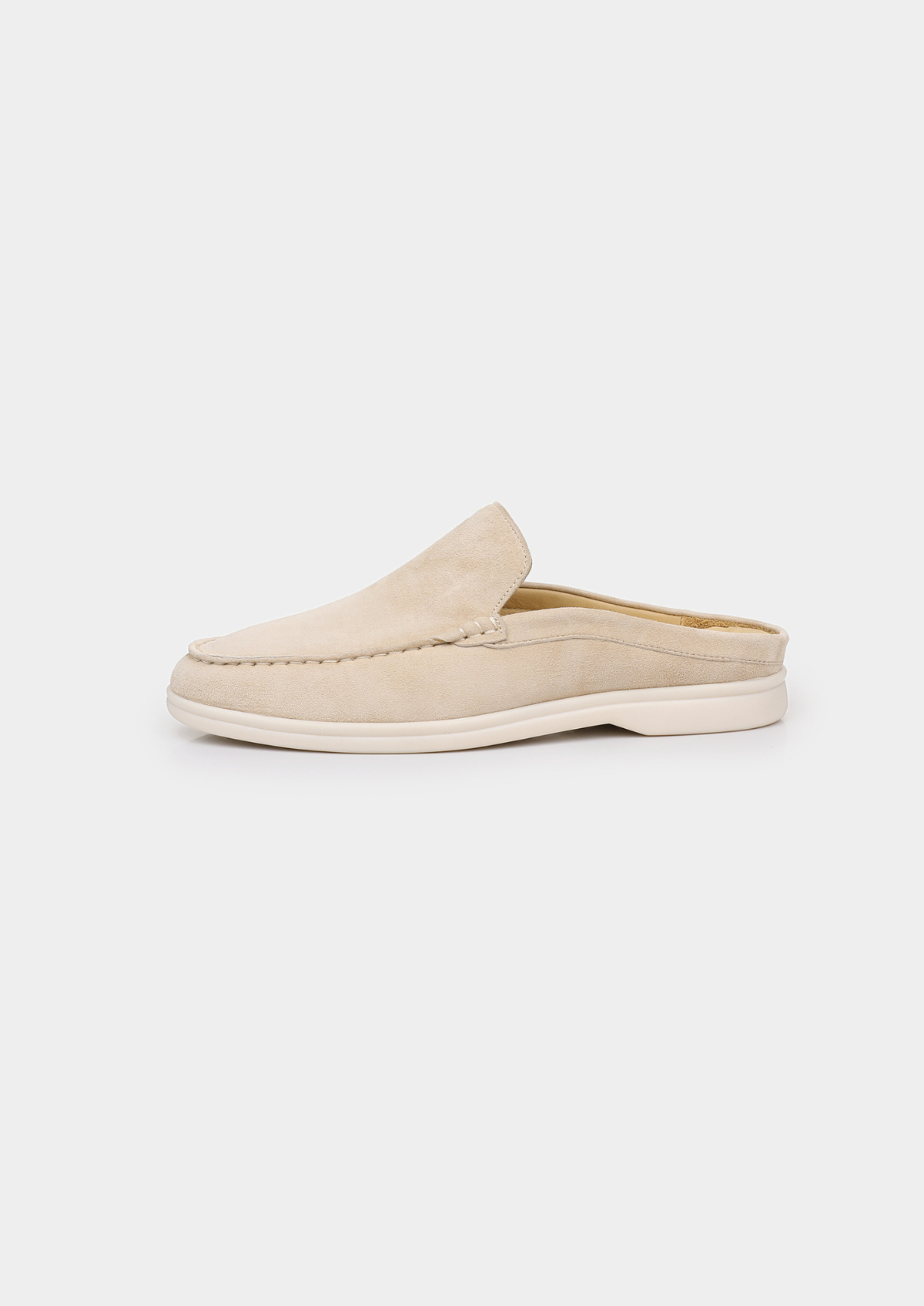 Ivory Marina Suede Slipper | Solmar