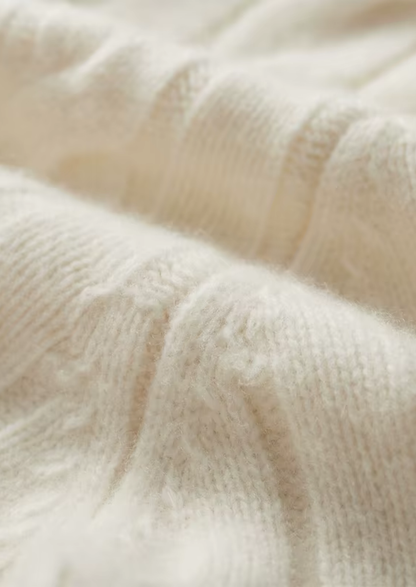 Pure Extra-Fine Merino Wool Dual-Zip Cable Cardigan | Solmar