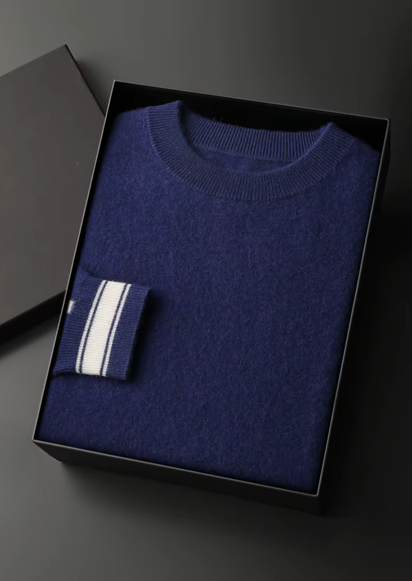 Premium Cashmere Navy Blue Vienna Leisure Set | Solmar
