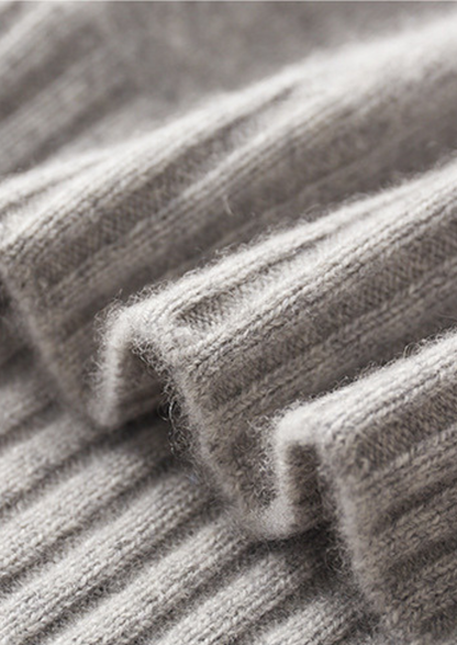 Pure Cashmere Mockneck Sweater | Solmar