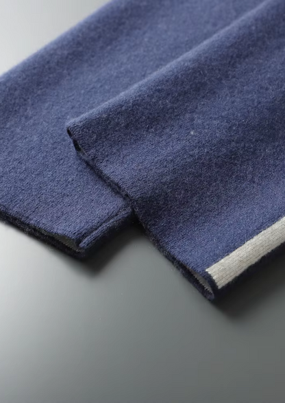 Premium Cashmere Navy Blue Milano Leisure Set | Solmar