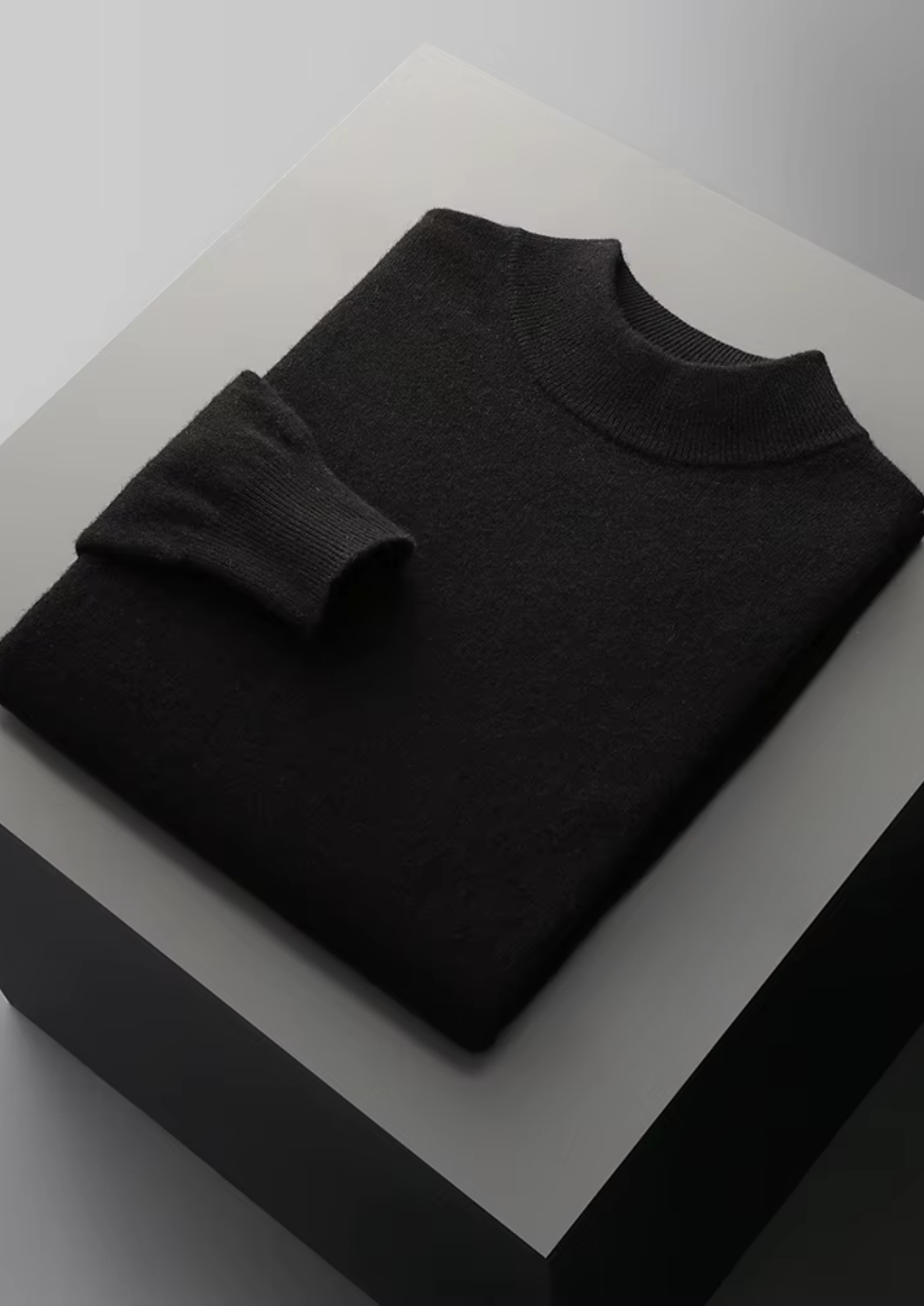 Pure Extra-Fine Merino Wool Classic Mockneck | Solmar