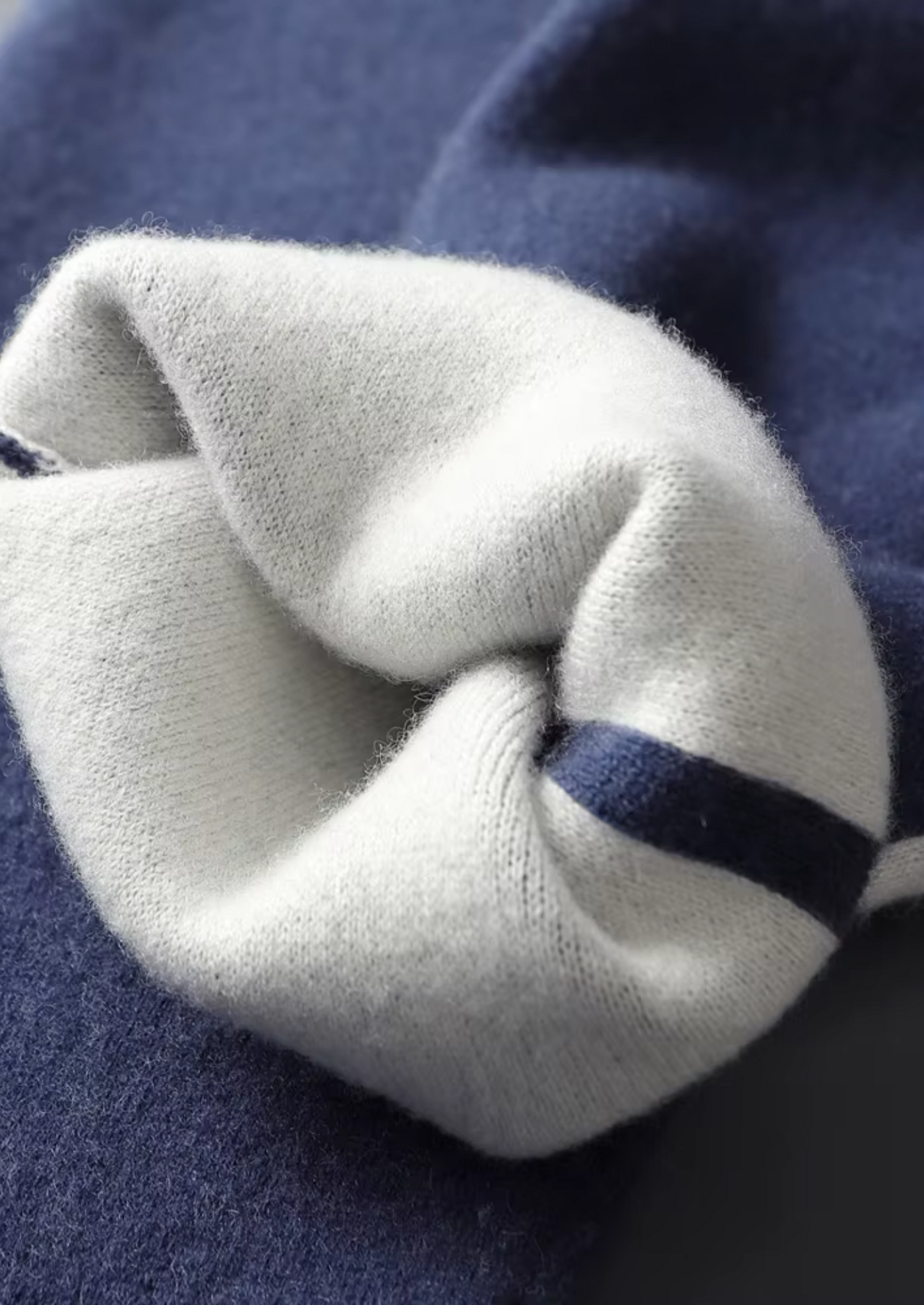 Premium Cashmere Navy Blue Milano Leisure Set | Solmar