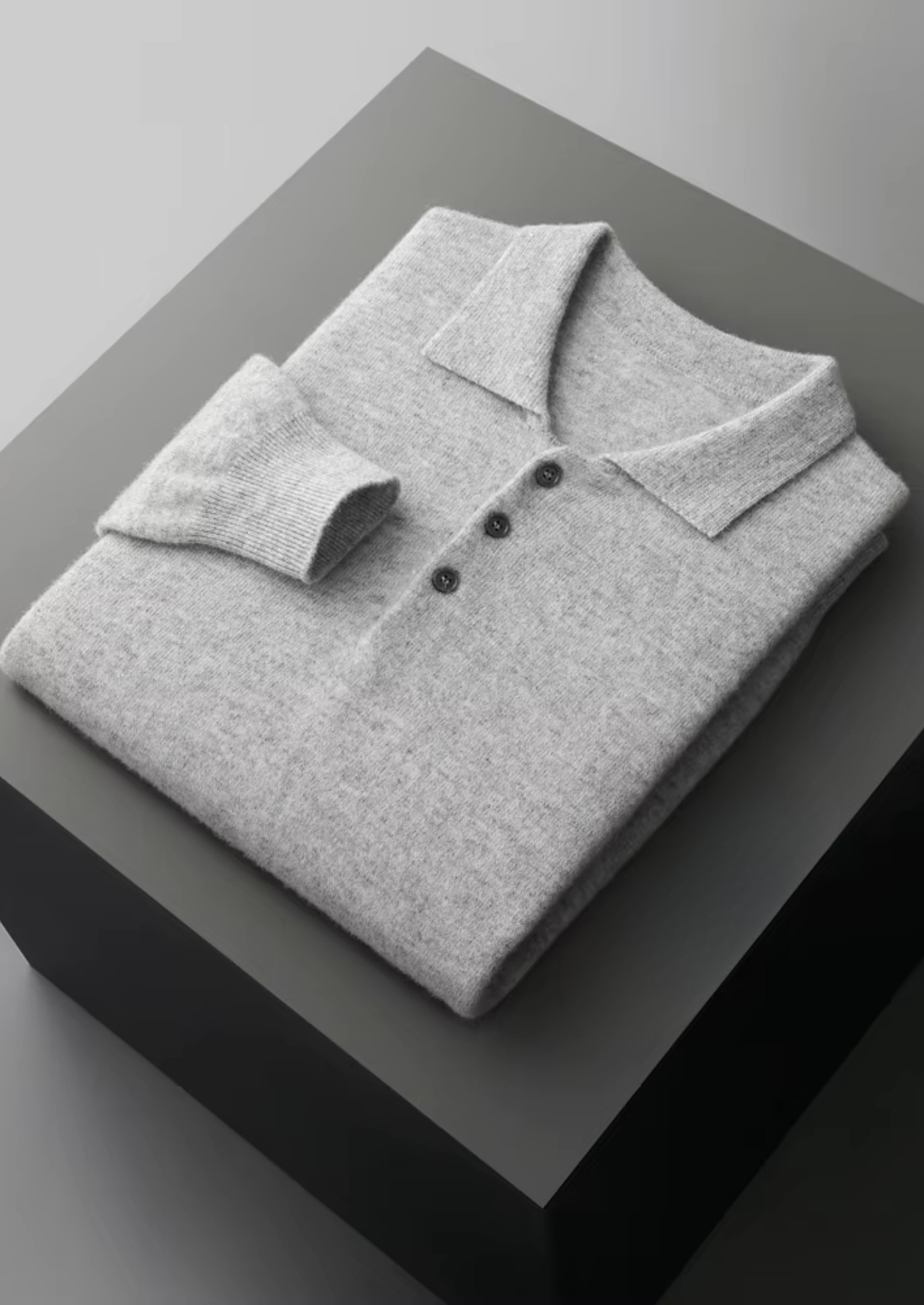 Pure Extra-Fine Merino Wool Classic Sweater Polo | Solmar