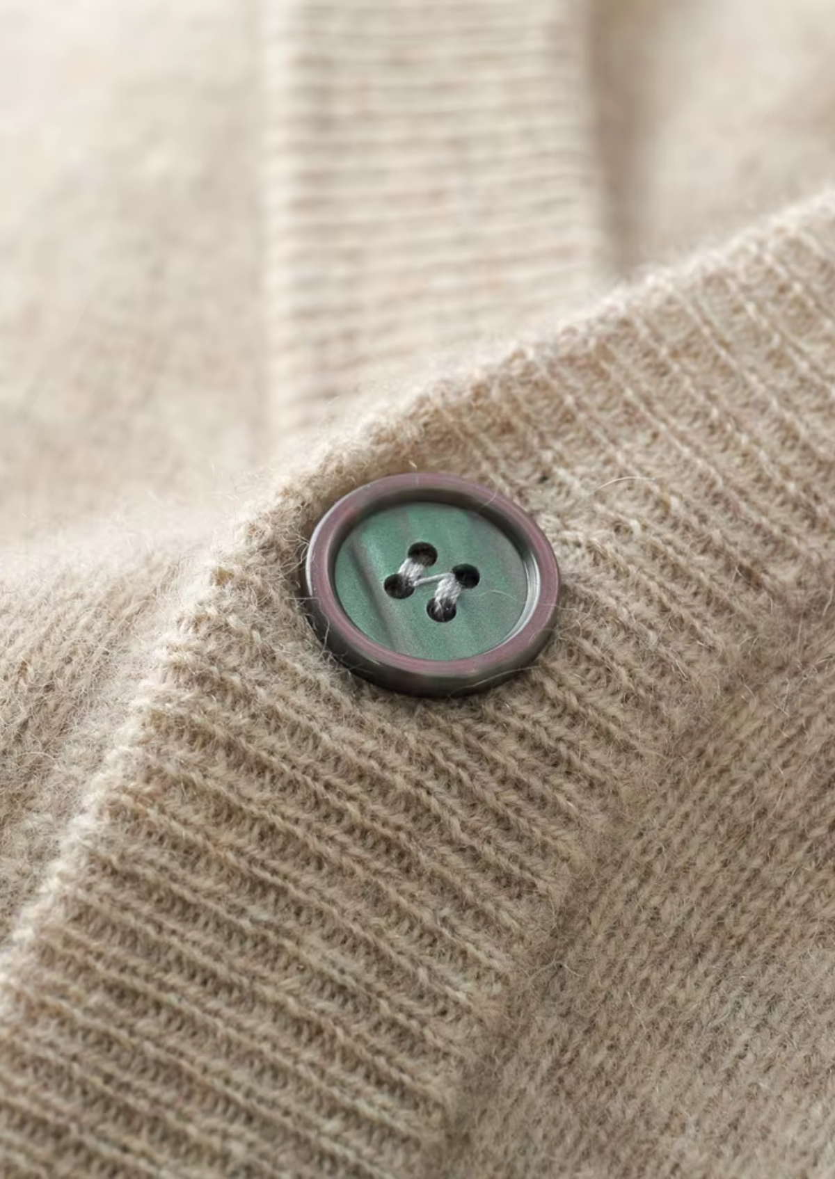 Pure Extra-Fine Merino Wool Essential Cardigan | Solmar