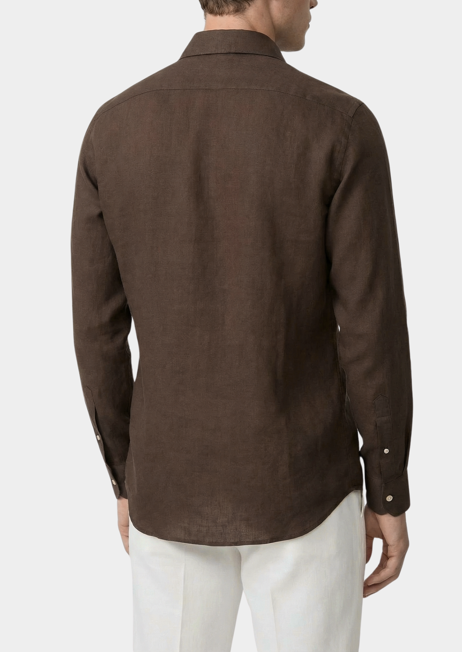 Portofino Coastal Shirt - Dark Brown | Solmar