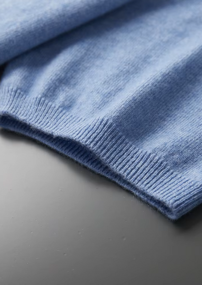Camiseta de Cuello Semi Alto de Cachemira Premium