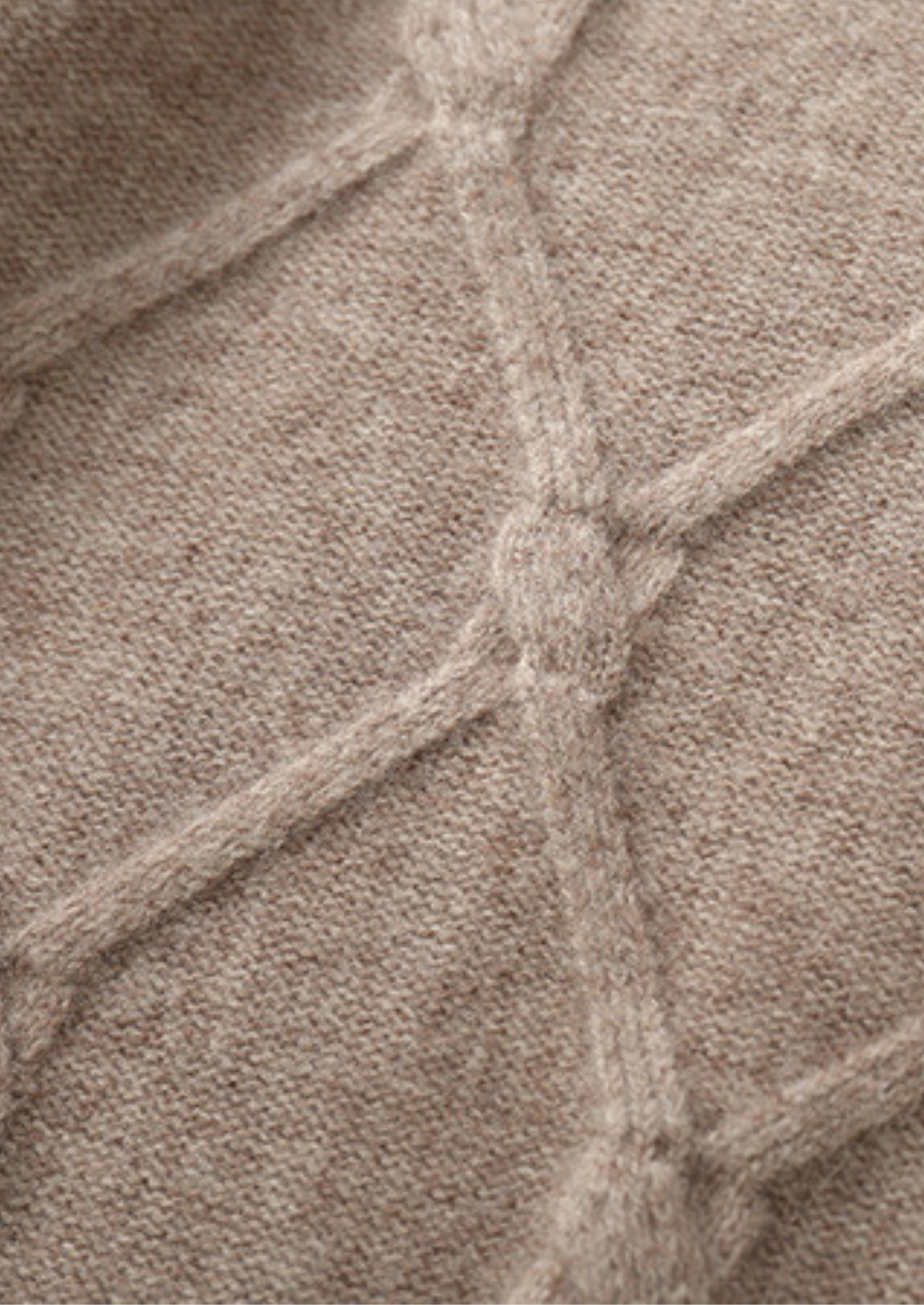 Pure Extra-Fine Merino Wool Cable Crewneck | Solmar