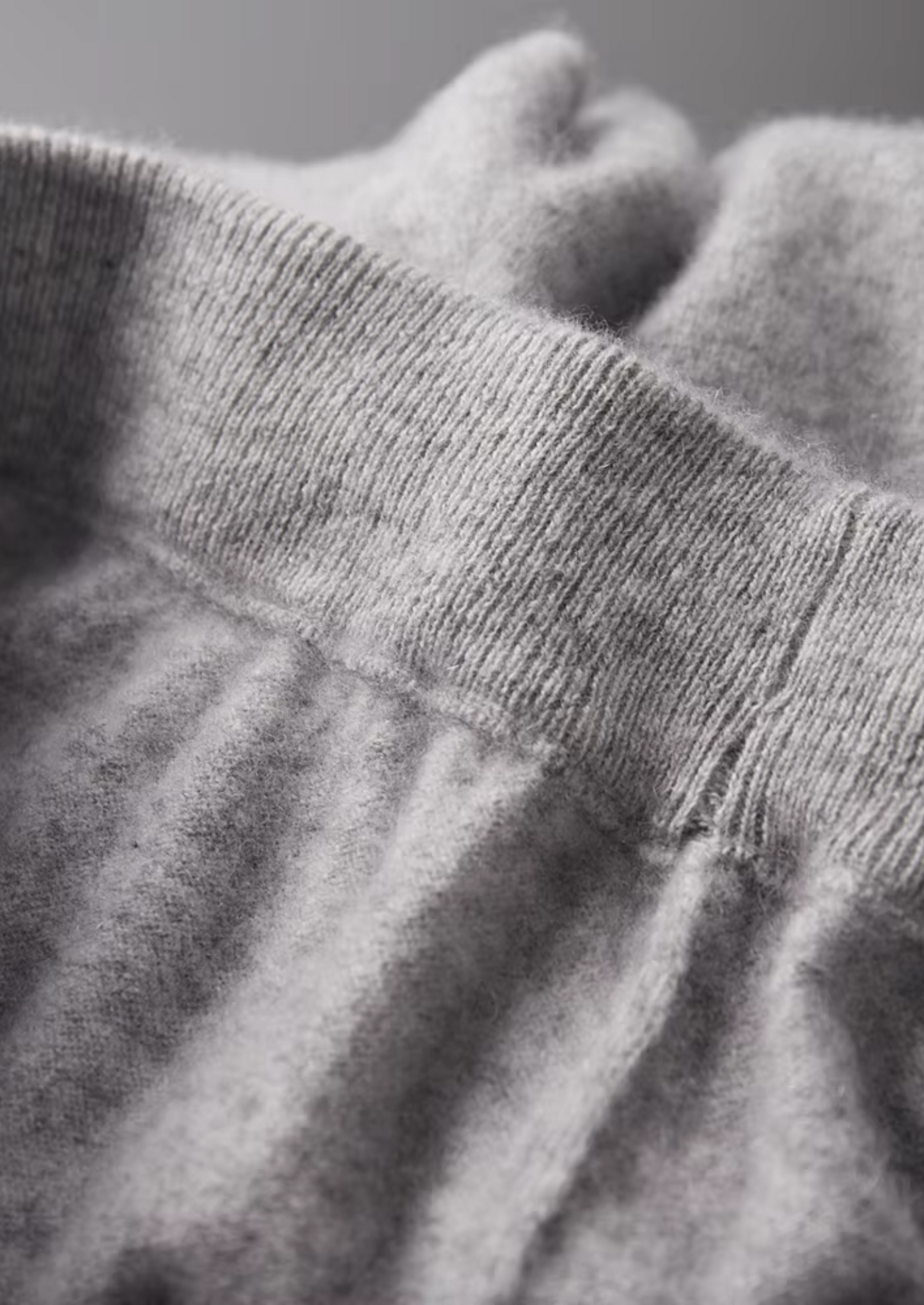 Conjunto de Estar Vienna de Cachemira Premium Gris Claro