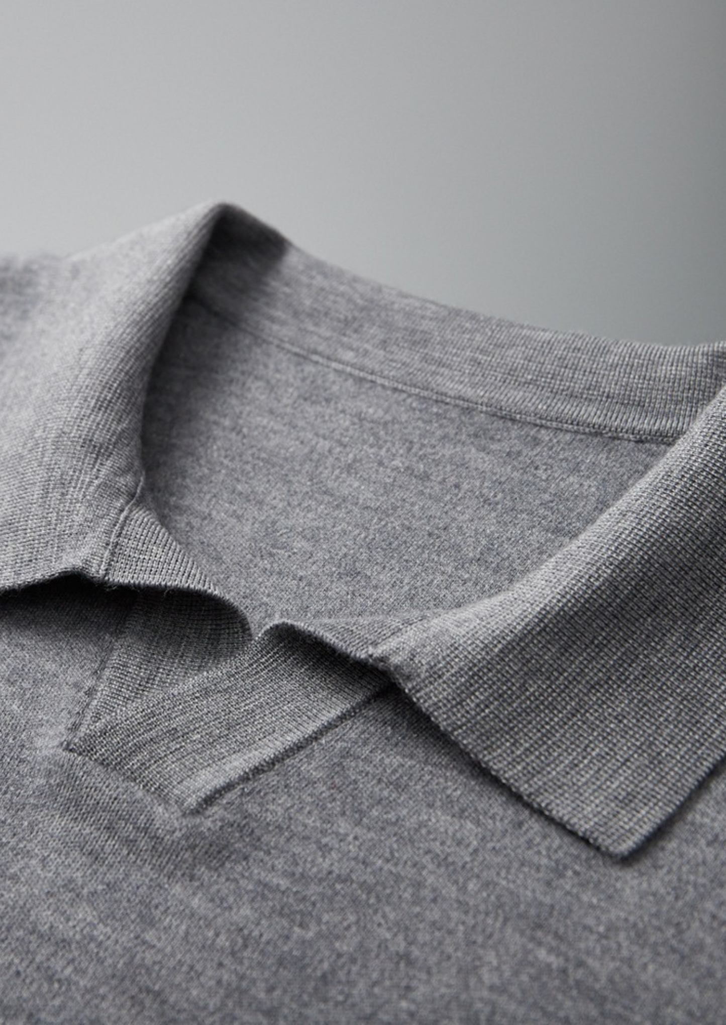 Premium Cashmere Buttonless Sweater Polo | Solmar