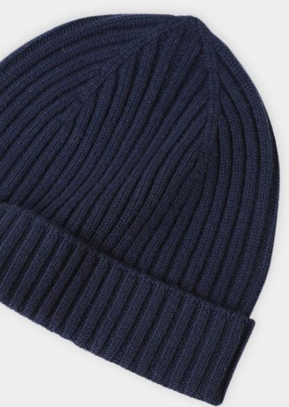 Pure Extra-Fine Merino Wool Wintertime Essentials - Navy Blue | Solmar