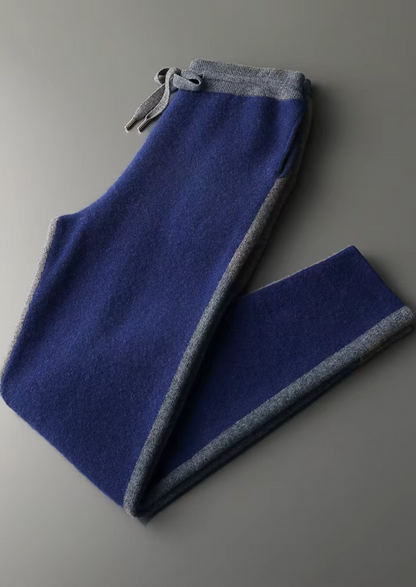 Premium Cashmere Navy Blue Torino Leisure Set | Solmar