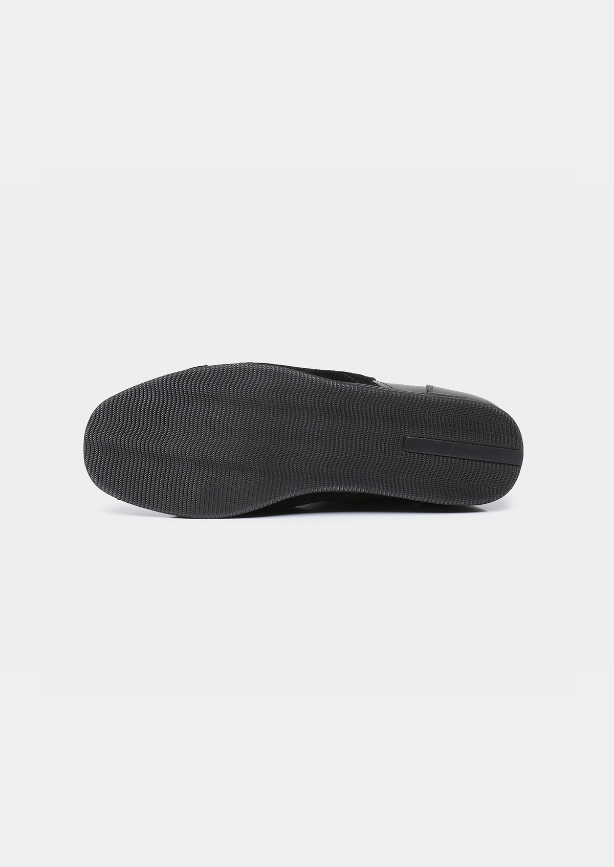 Black Retro Hybrid Suede Leather Runner | Solmar