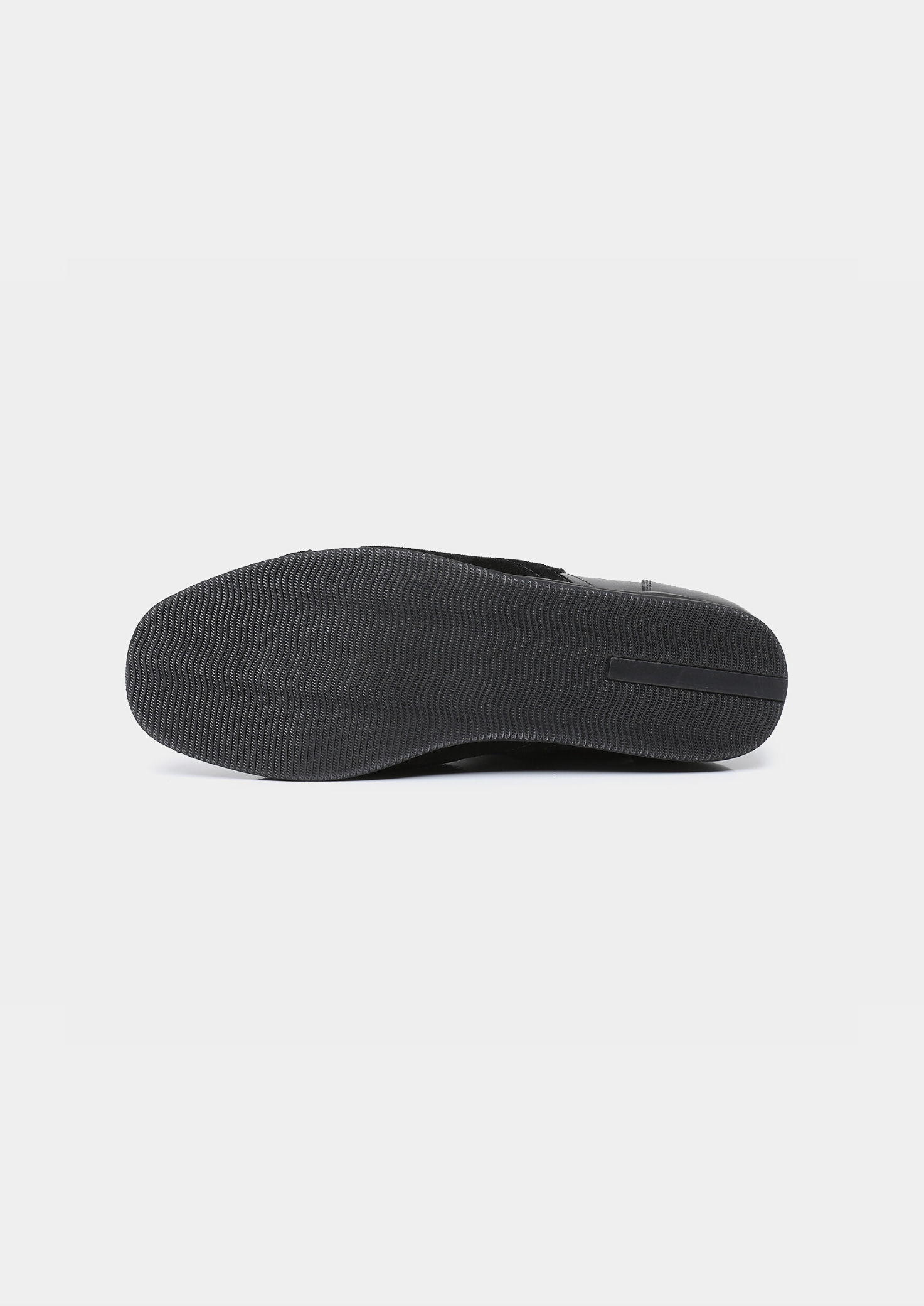 Black Retro Hybrid Suede Leather Runner | Solmar