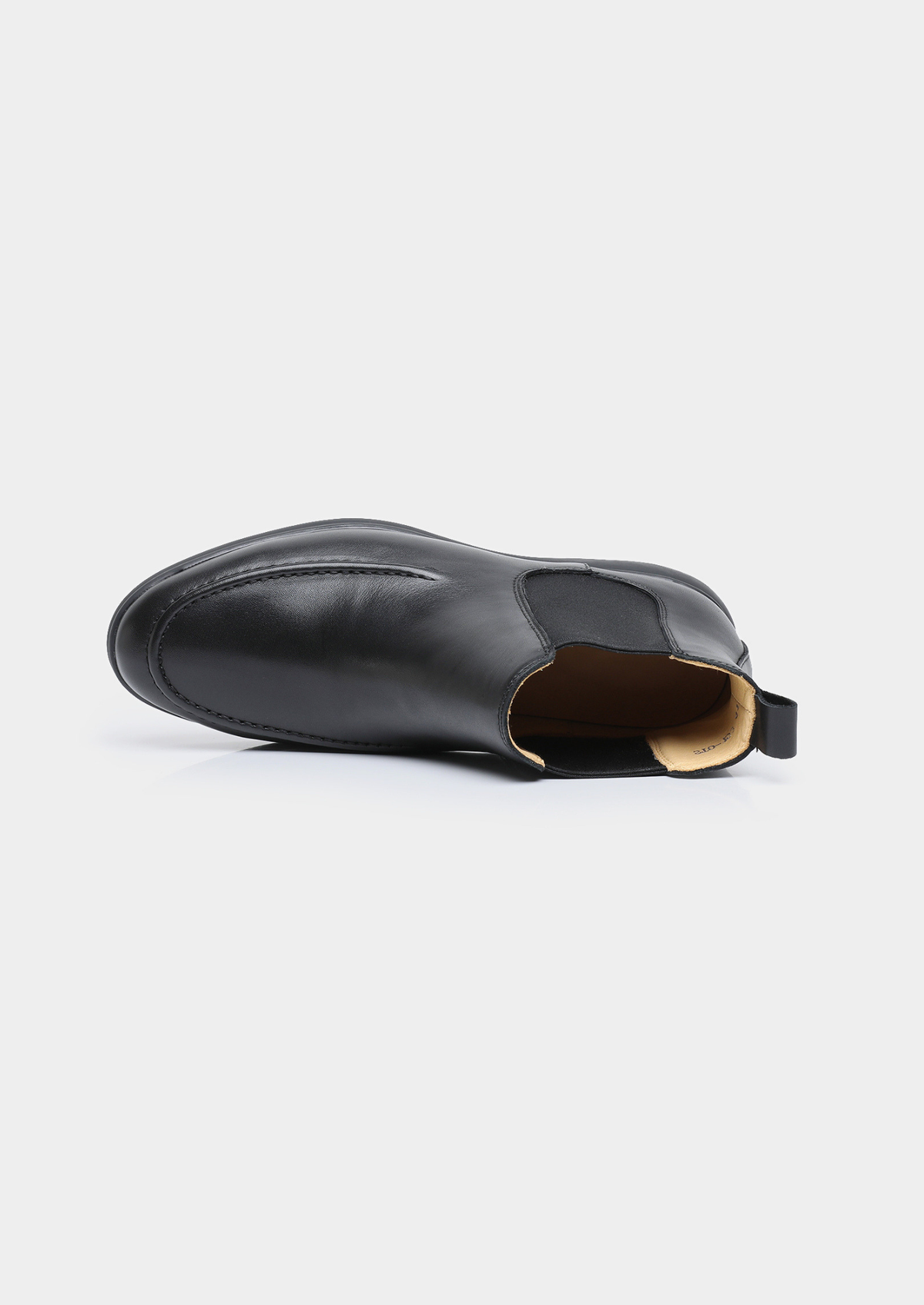 Black Leather Chelsea Boot | Solmar