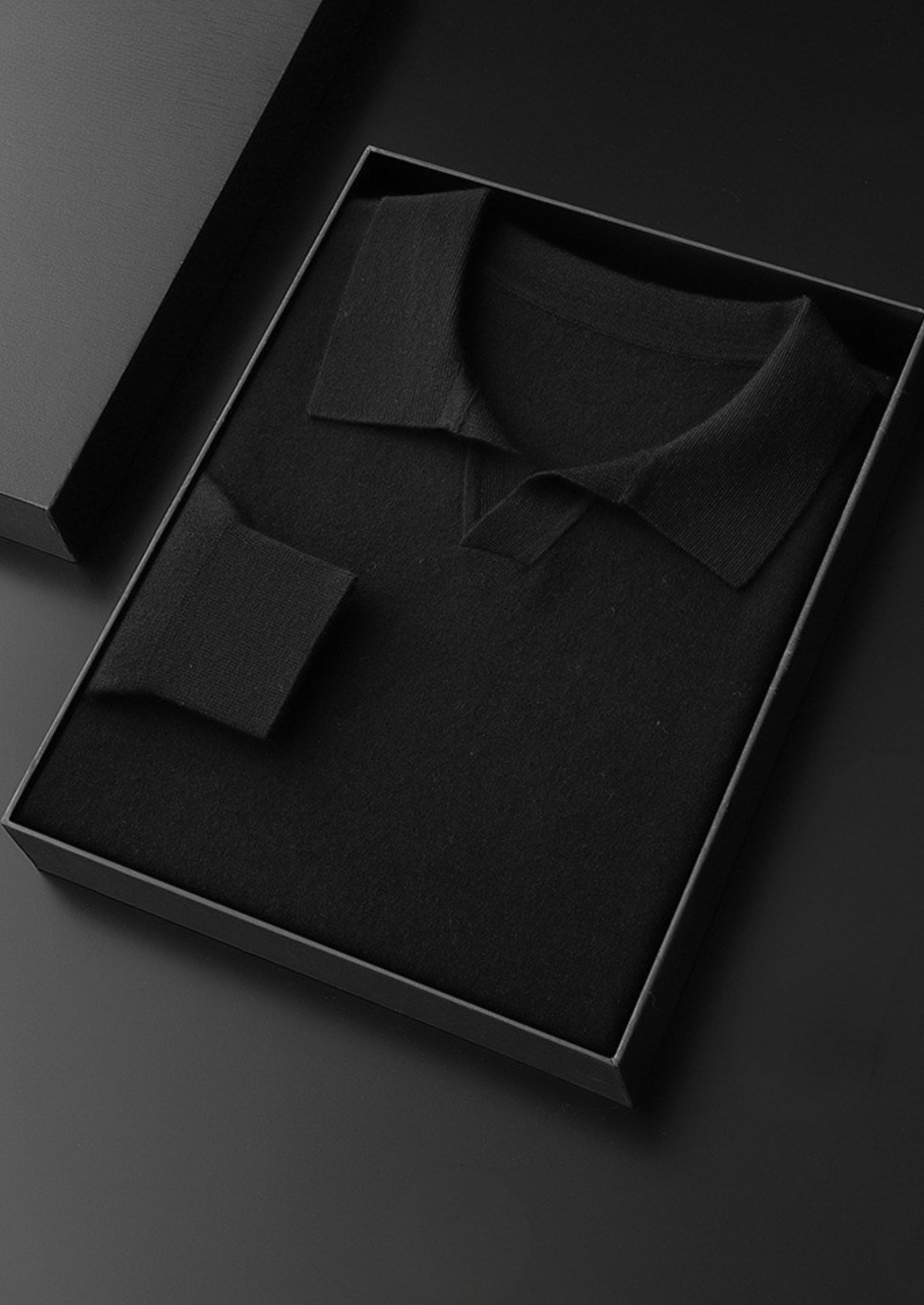 Premium Cashmere Buttonless Sweater Polo | Solmar