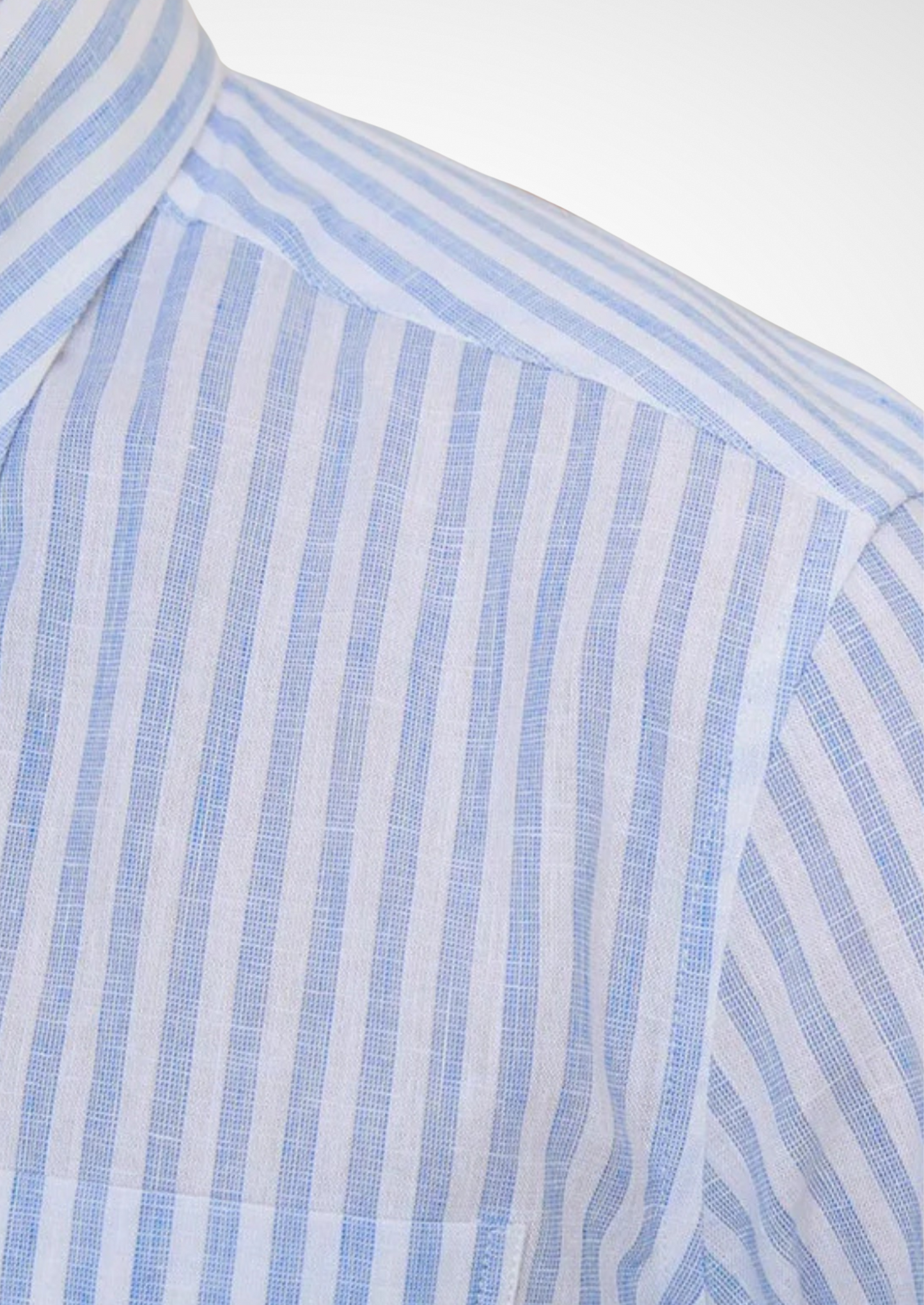 Portofino Striped Coastal Shirt - Light Blue | Solmar