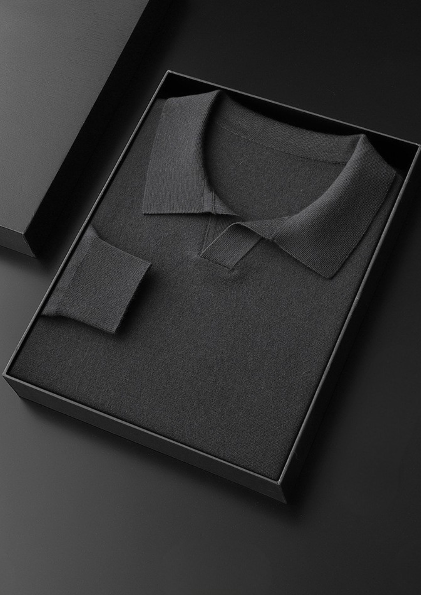 Premium Cashmere Buttonless Sweater Polo | Solmar