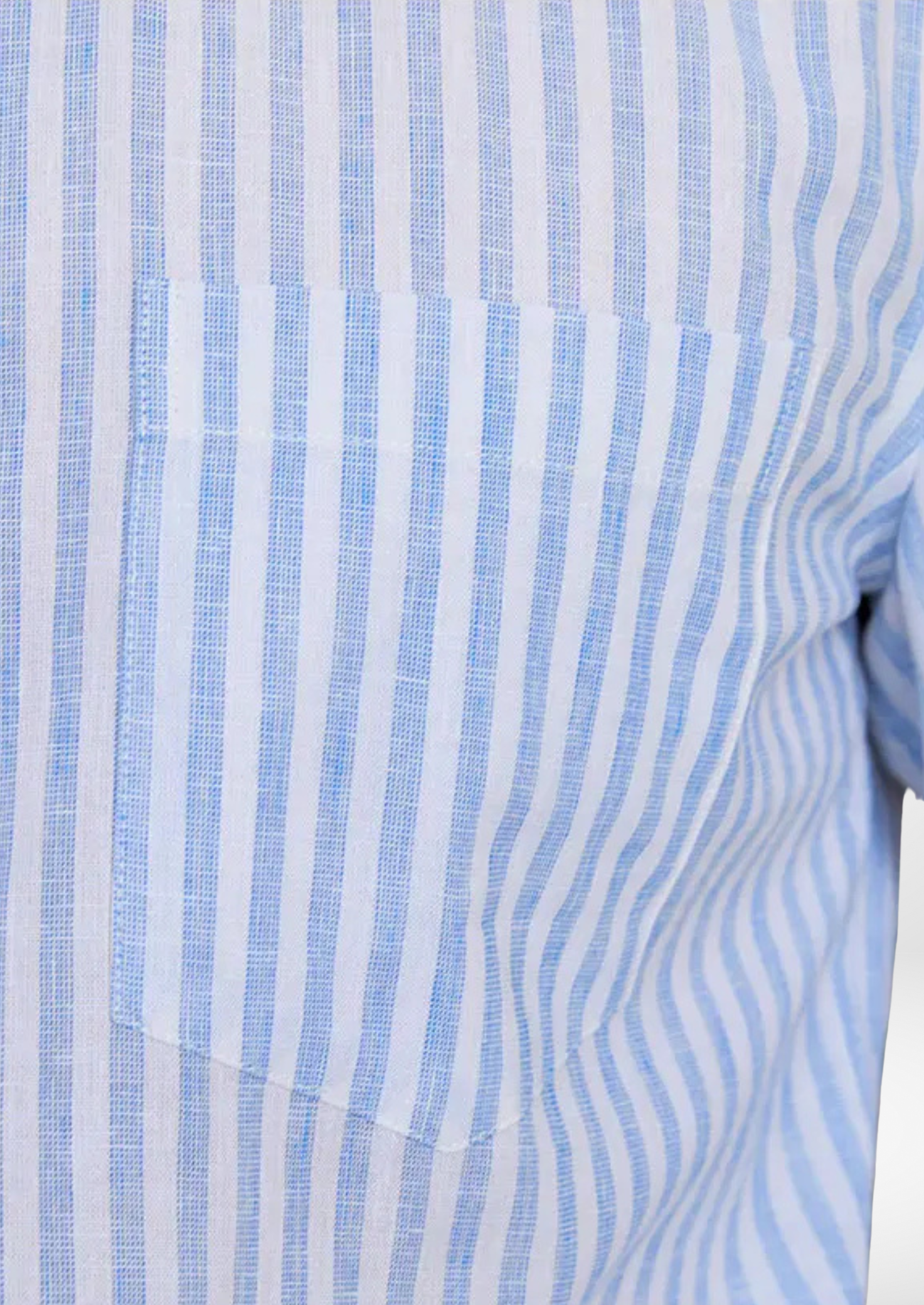 Portofino Striped Coastal Shirt - Light Blue | Solmar