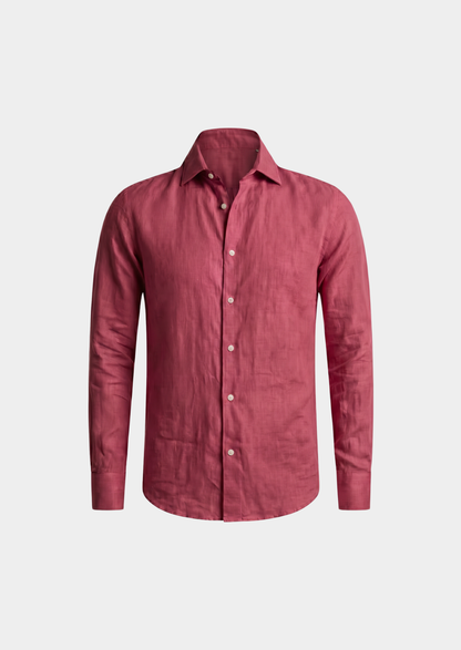 Portofino Coastal Shirt - Pink | Solmar
