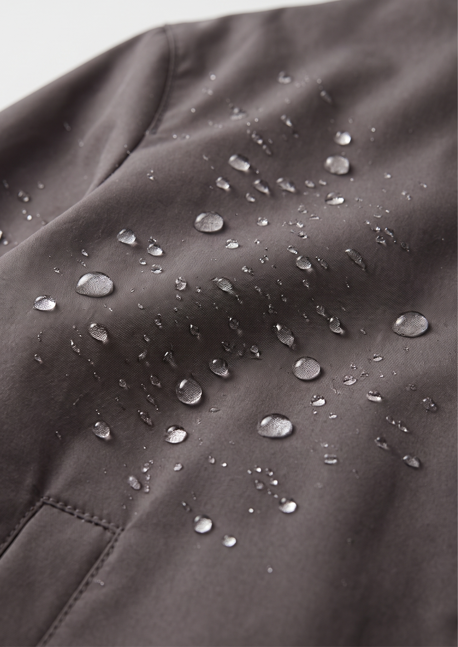 Fog Gray Technical Windbreaker Jacket | Solmar