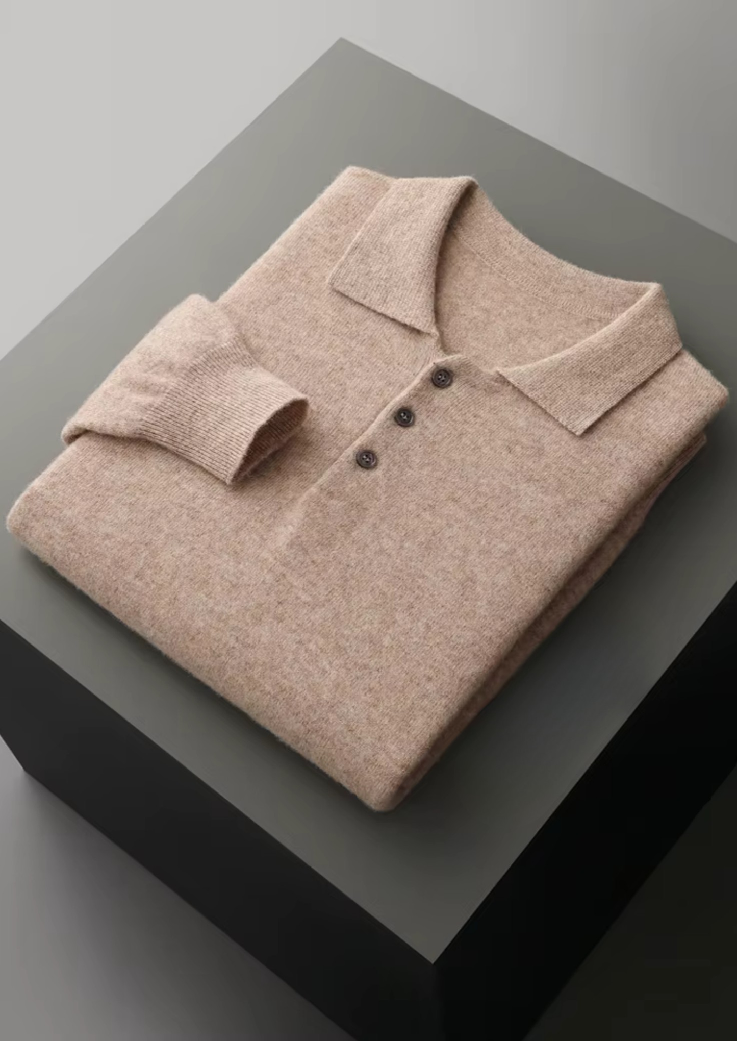 Pure Extra-Fine Merino Wool Classic Sweater Polo | Solmar