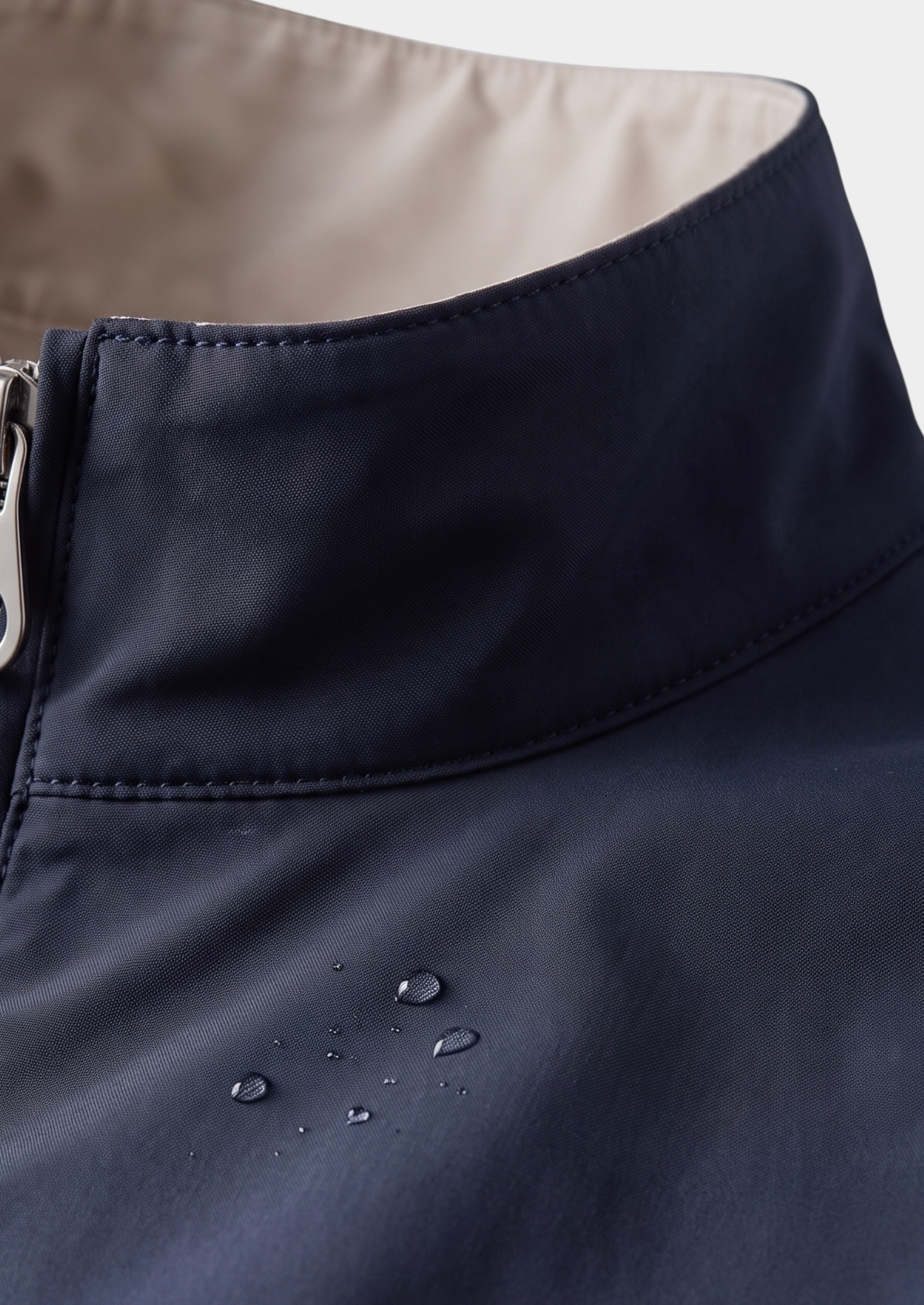 Navy Blue Technical Windbreaker Jacket | Solmar