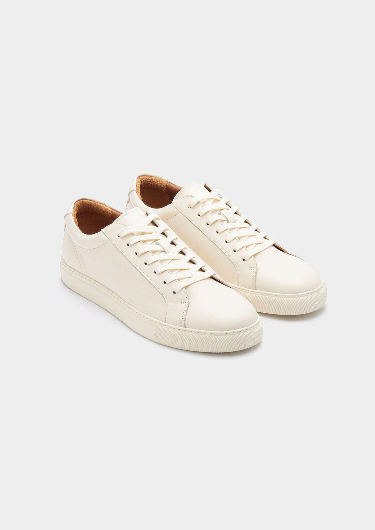 Ivory Essential Leather Sneaker | Solmar