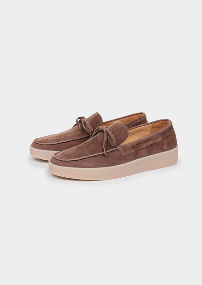 Chestnut Taupe Boat Loafers | Solmar
