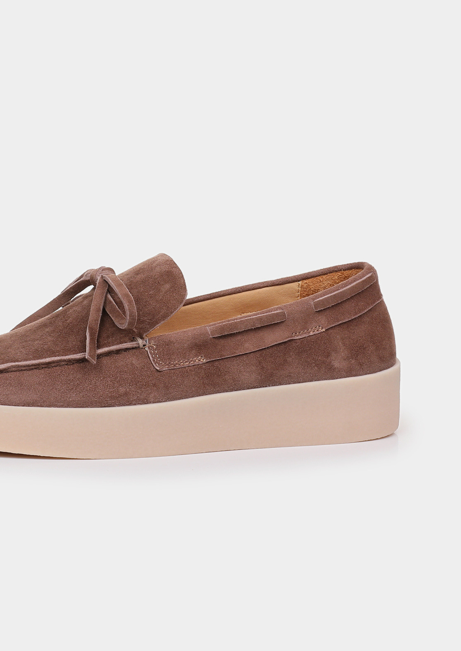 Chestnut Taupe Boat Loafers | Solmar