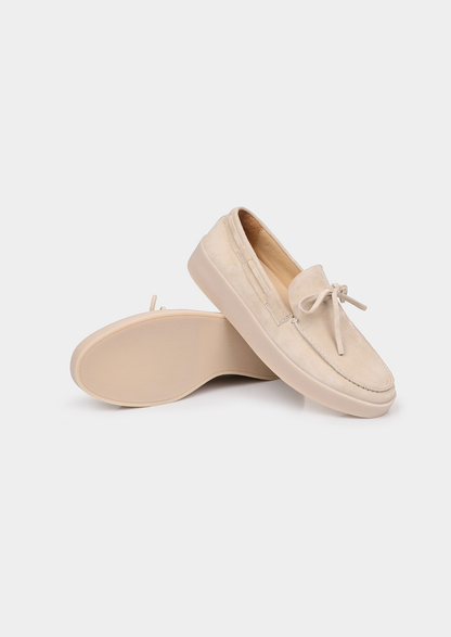 Ivory Boat Loafers | Solmar