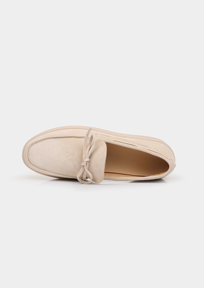 Ivory Boat Loafers | Solmar