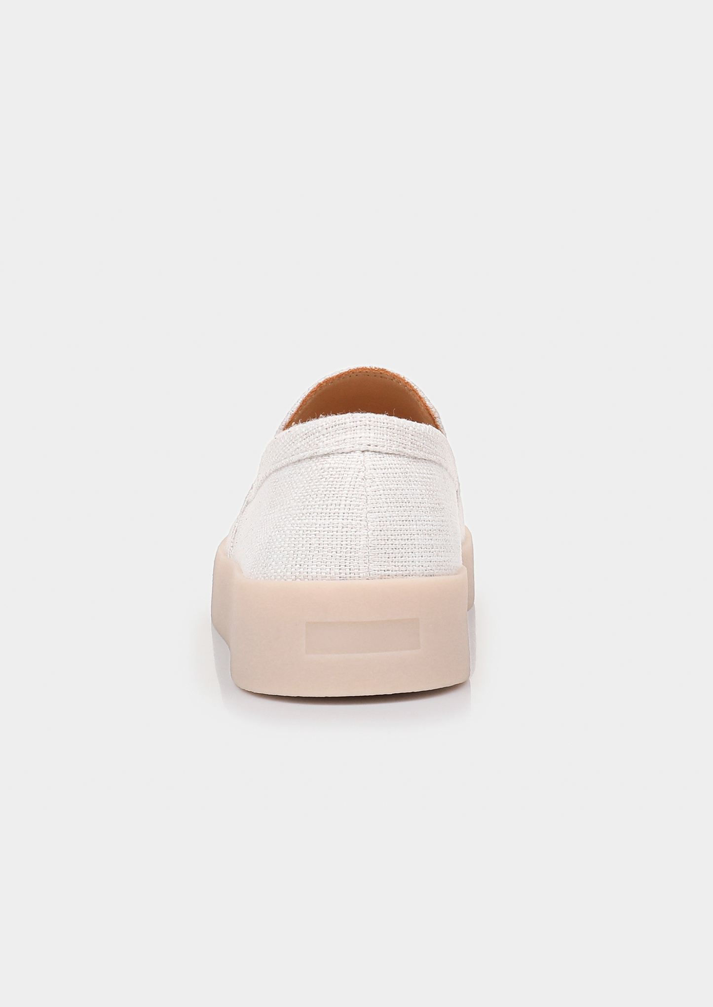 White Linen City Loafers | Solmar