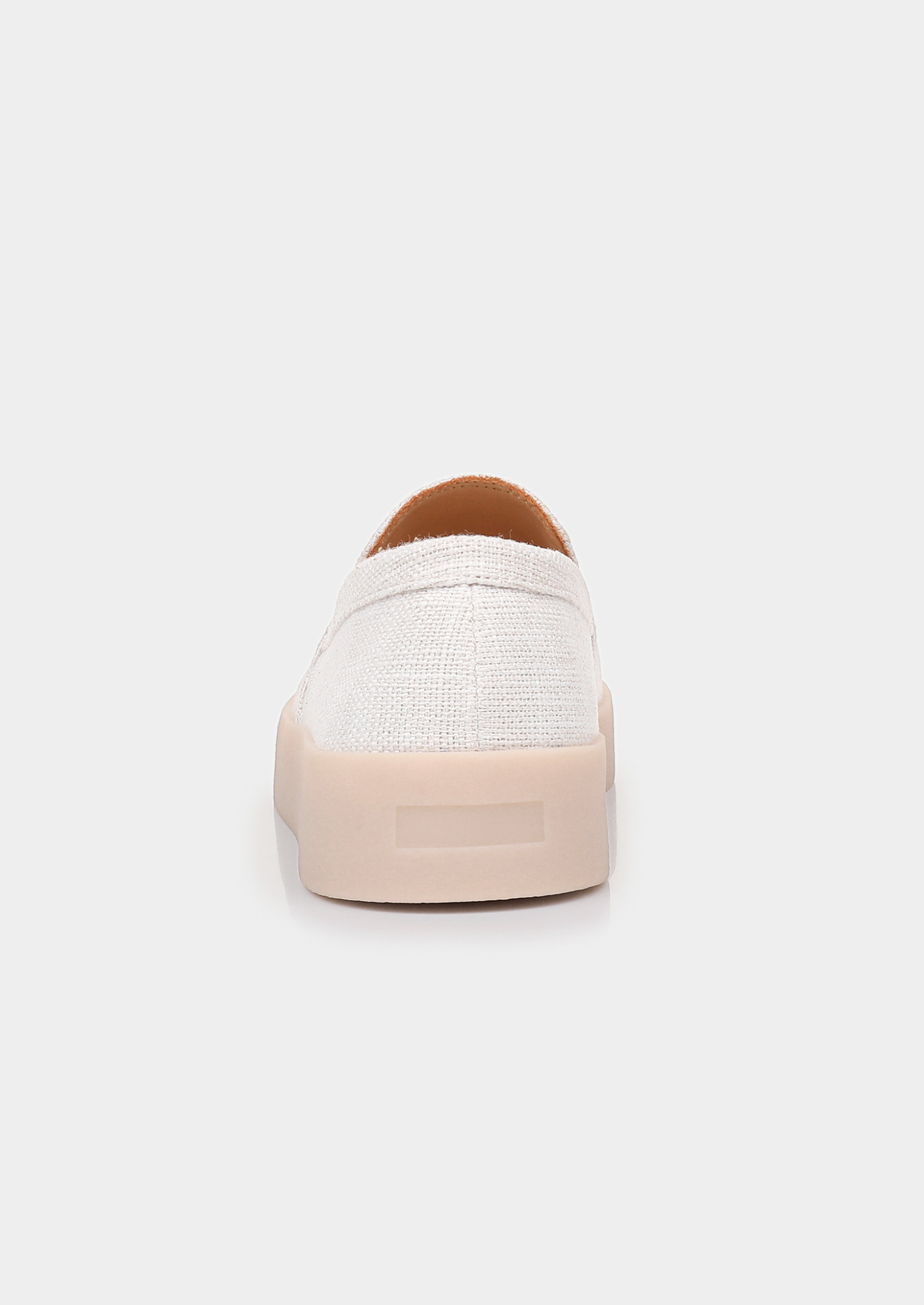 White Linen City Loafers | Solmar