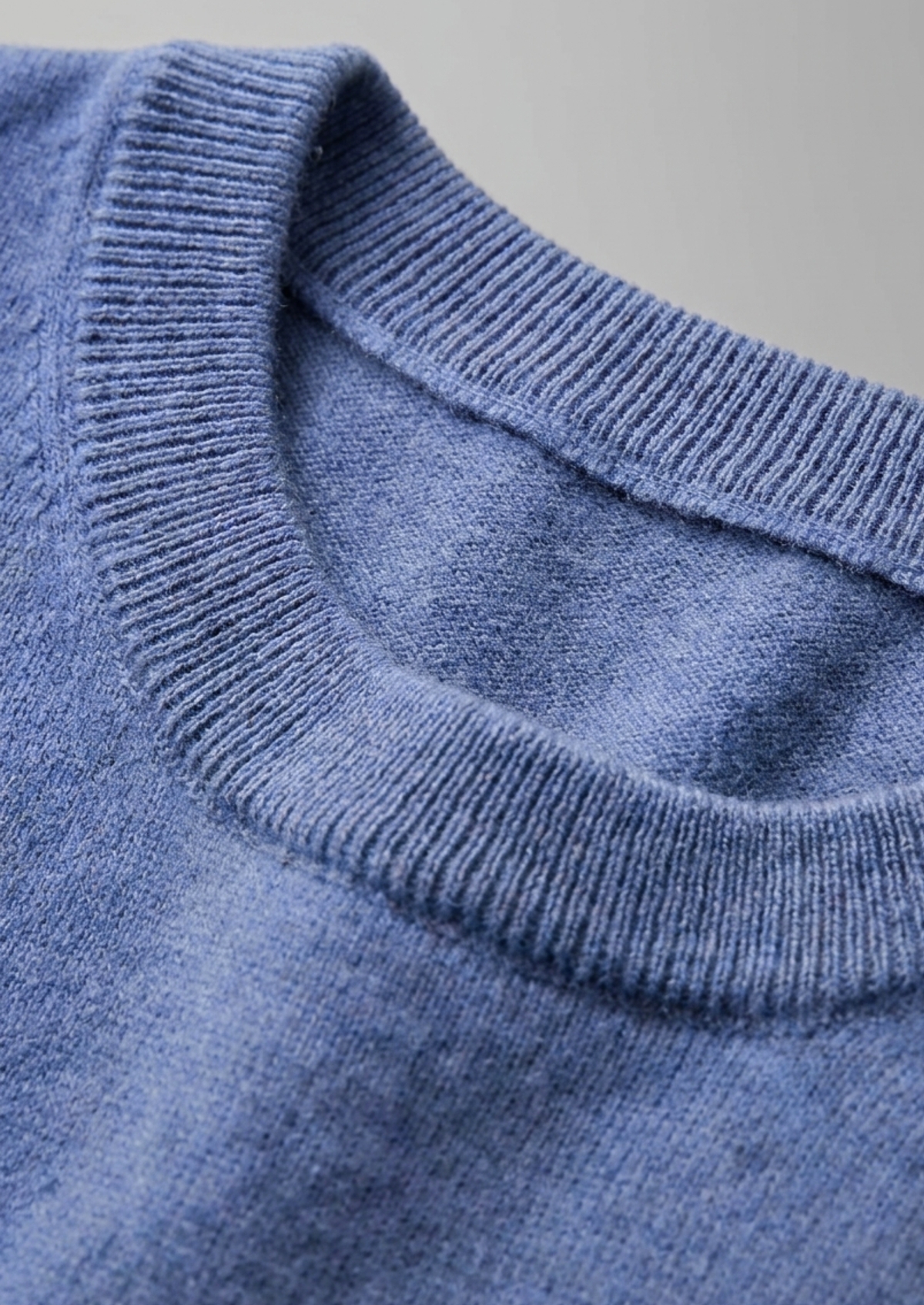 Premium Cashmere Classic Crewneck T-Shirt - Deep Atlantic | Solmar