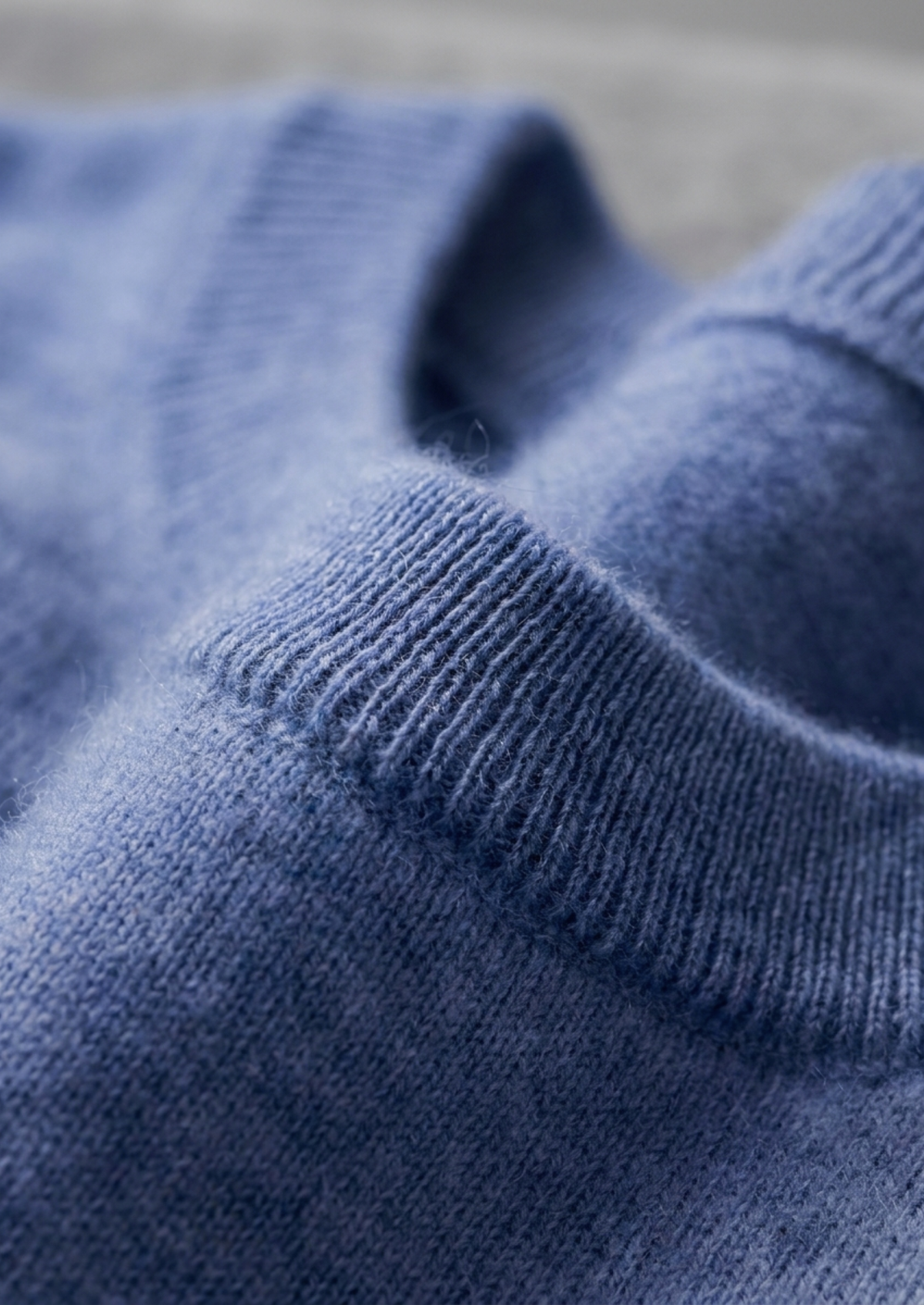 Premium Cashmere Classic Crewneck T-Shirt - Deep Atlantic | Solmar