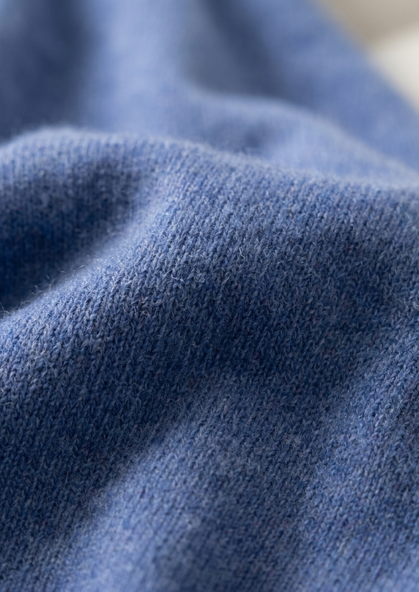 Premium Cashmere Classic Crewneck T-Shirt - Deep Atlantic | Solmar
