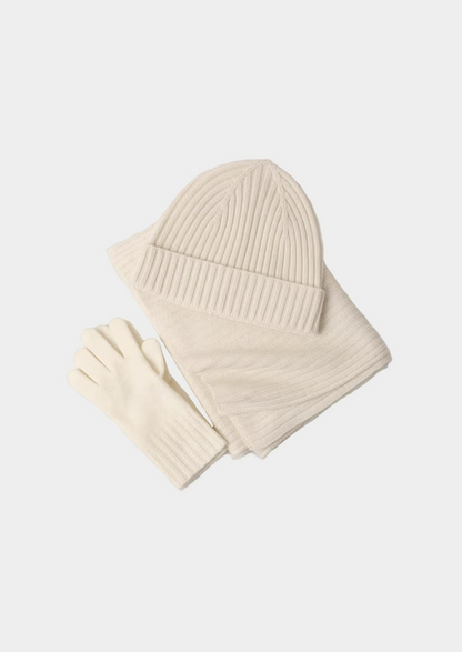 Pure Extra-Fine Merino Wool Wintertime Essentials - Ivory | Solmar