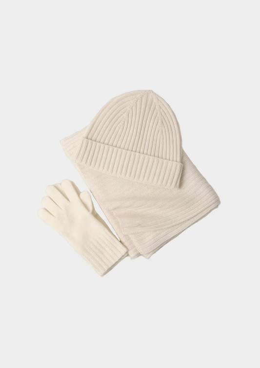 Pure Extra-Fine Merino Wool Wintertime Essentials - Ivory | Solmar