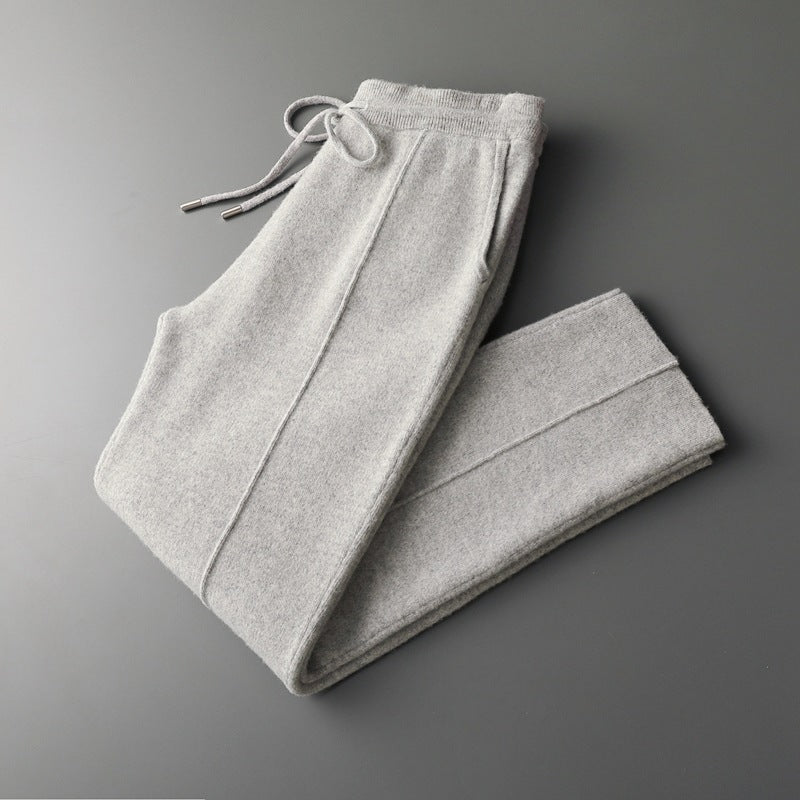 Pure Extra-Fine Merino Wool Leisure Trousers | Solmar
