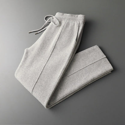 Pure Extra-Fine Merino Wool Leisure Trousers | Solmar