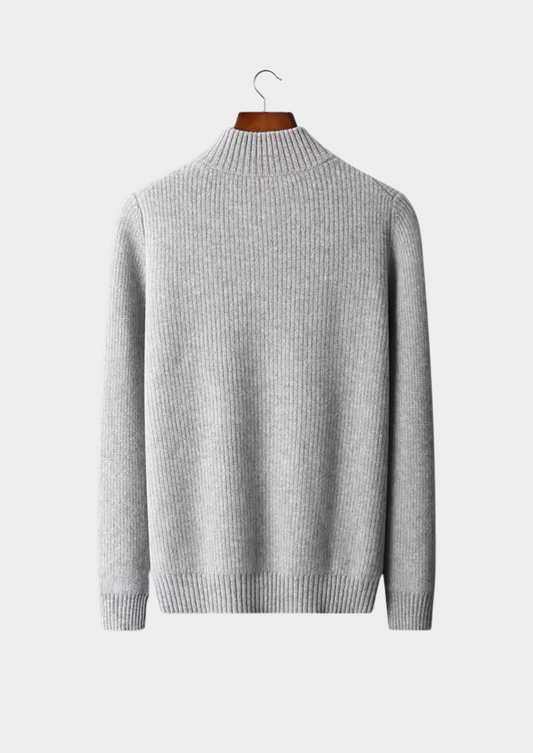 Pure Extra-Fine Merino Wool Ribbed Cardigan | Solmar