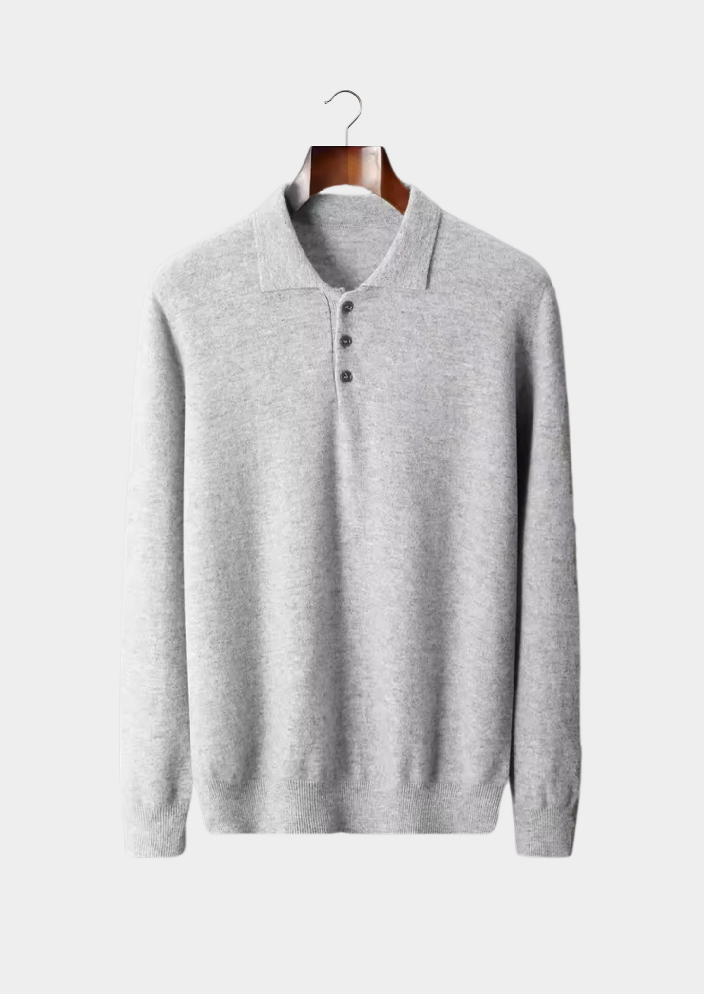 Pure Extra-Fine Merino Wool Classic Sweater Polo | Solmar
