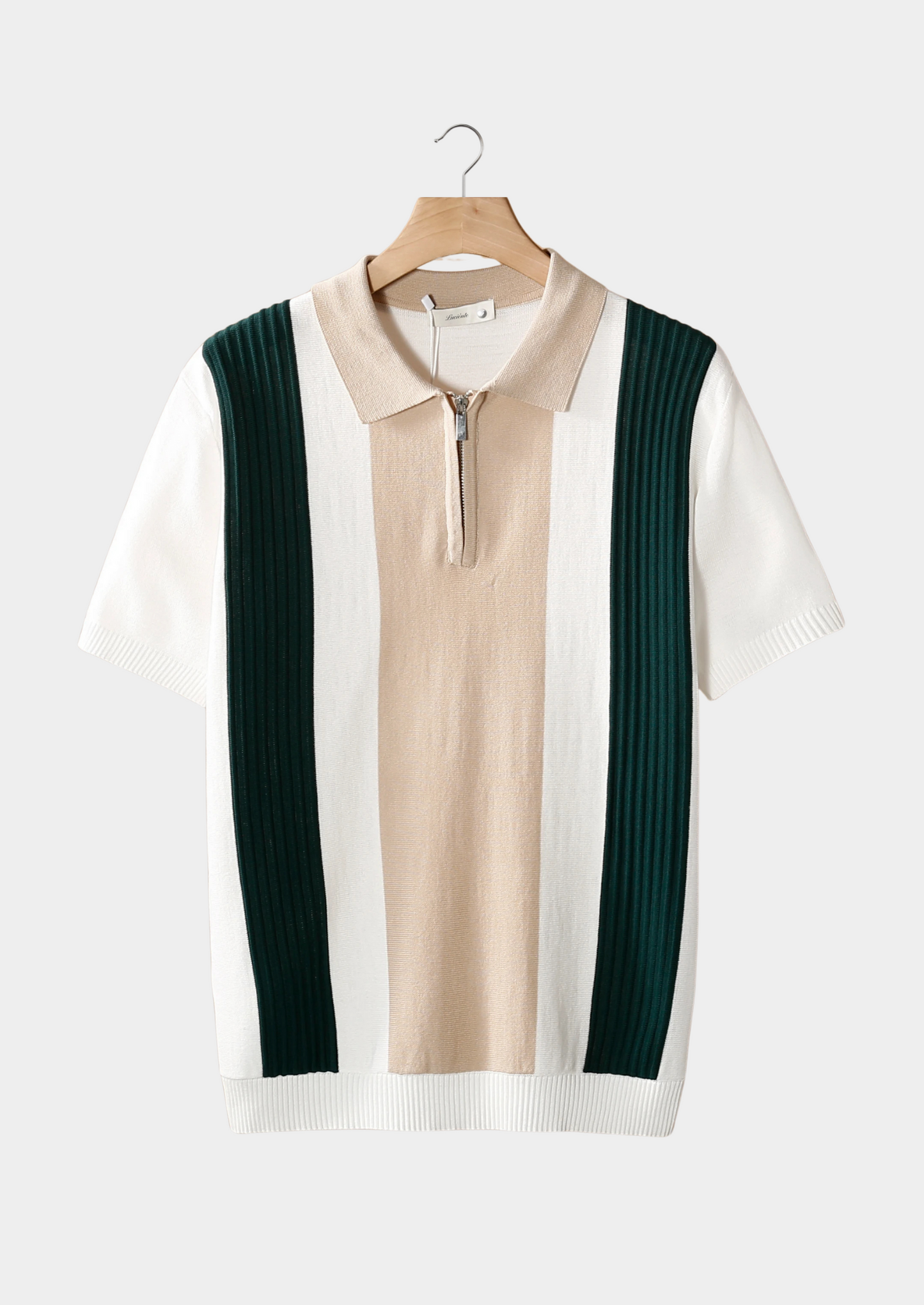White Resort Zipper Polo | Solmar