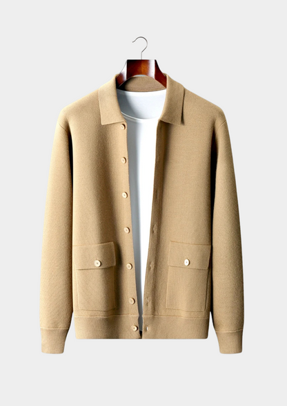 Pure Extra-Fine Merino Wool Button Overshirt | Solmar