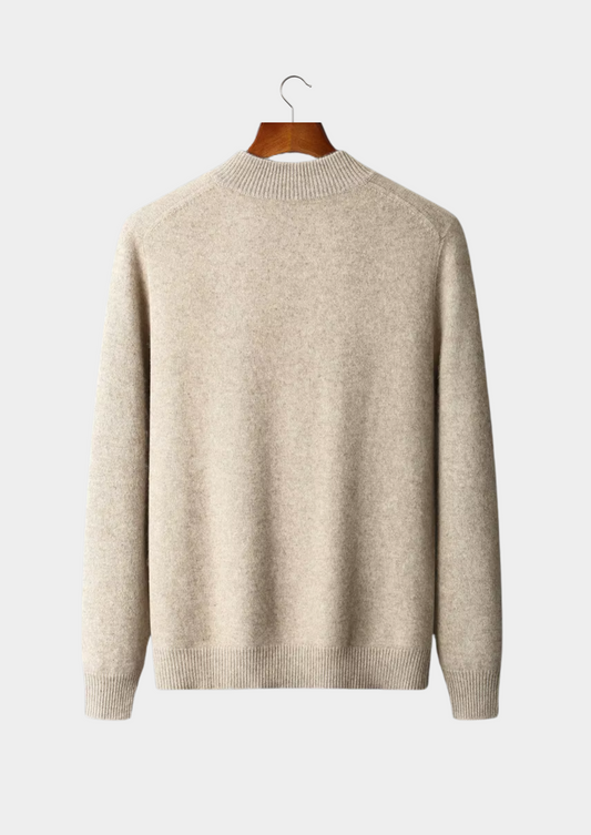 Pure Extra-Fine Merino Wool Zipper Cardigan | Solmar